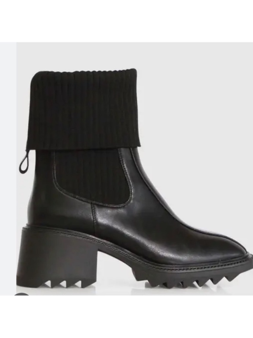 Belle and Bloom sweater top ankle boots
